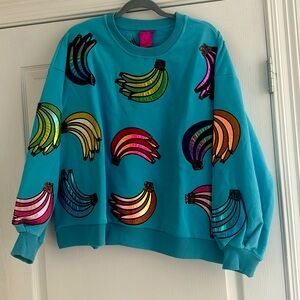 QOS brand New Banana Sweatshirt